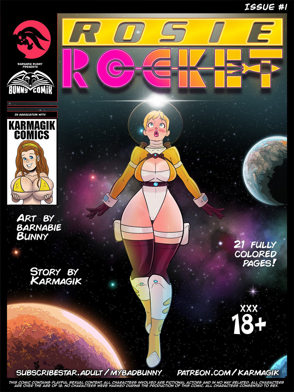 1 42 - ROSIE ROCKET - BARNABIE BUNNY.